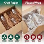 Honeycomb Packing Paper, 12 Inch x 100 FT – Eco-Friendly Recyclable Cushioning Wrap Roll for Moving & Shipping
