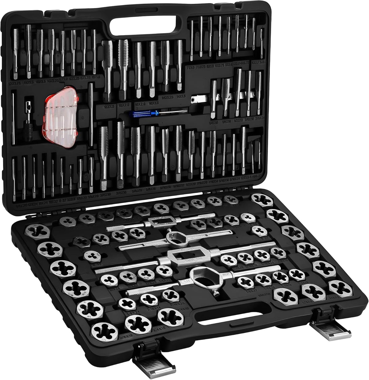 Anfrere 116-Piece SAE & Metric Tap and Die Set