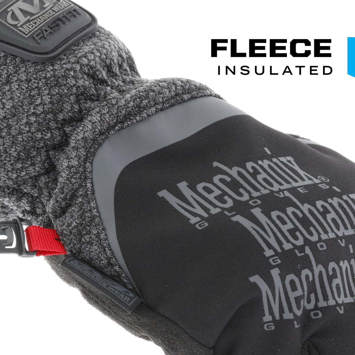 ColdWork FastFit Winter Work Gloves Black/Gray Large