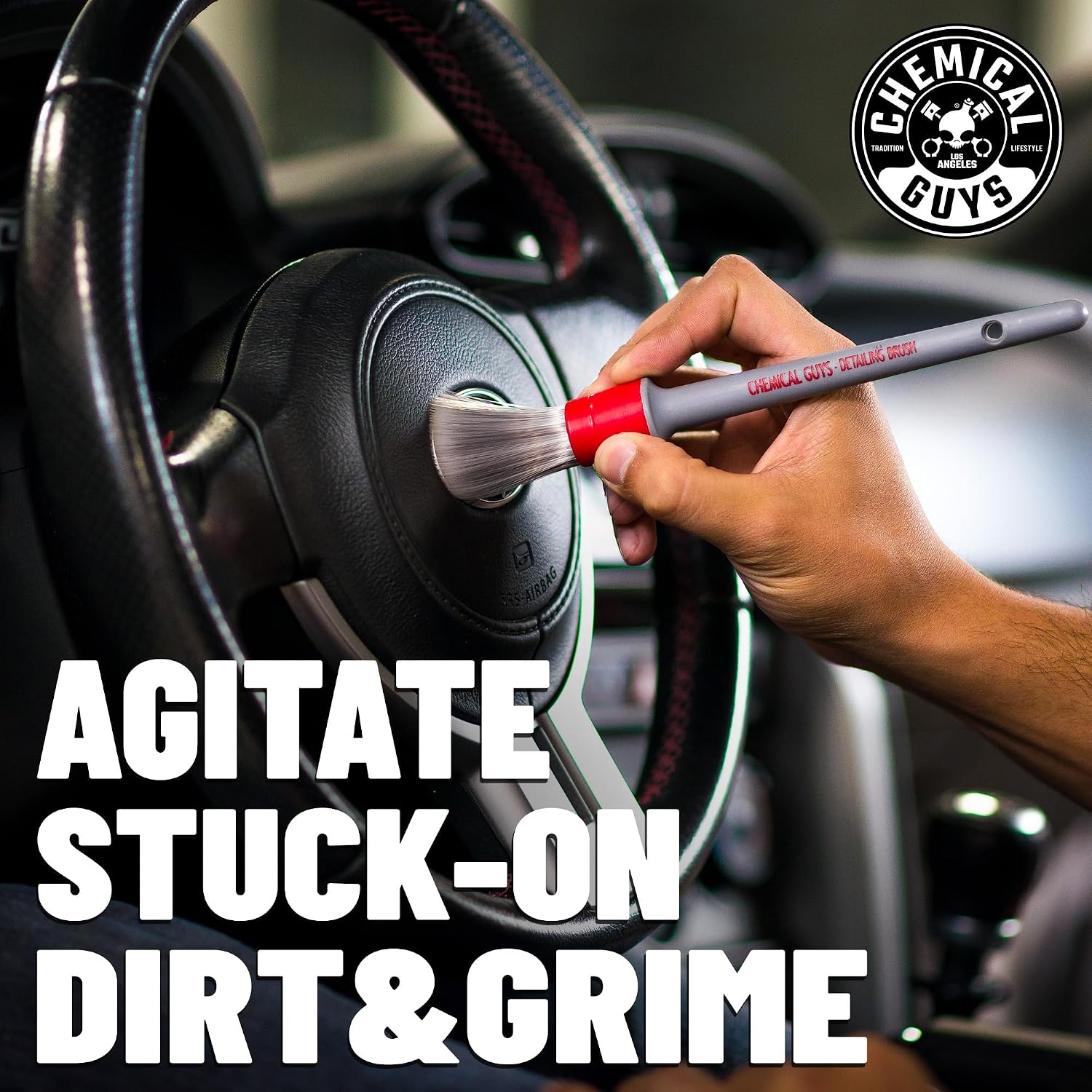 Car Interior Detailing Kit - VRP Protectant, Nonsense Cleaner, Streak Free Glass Cleaner, 3 Detailing Brushes, 3