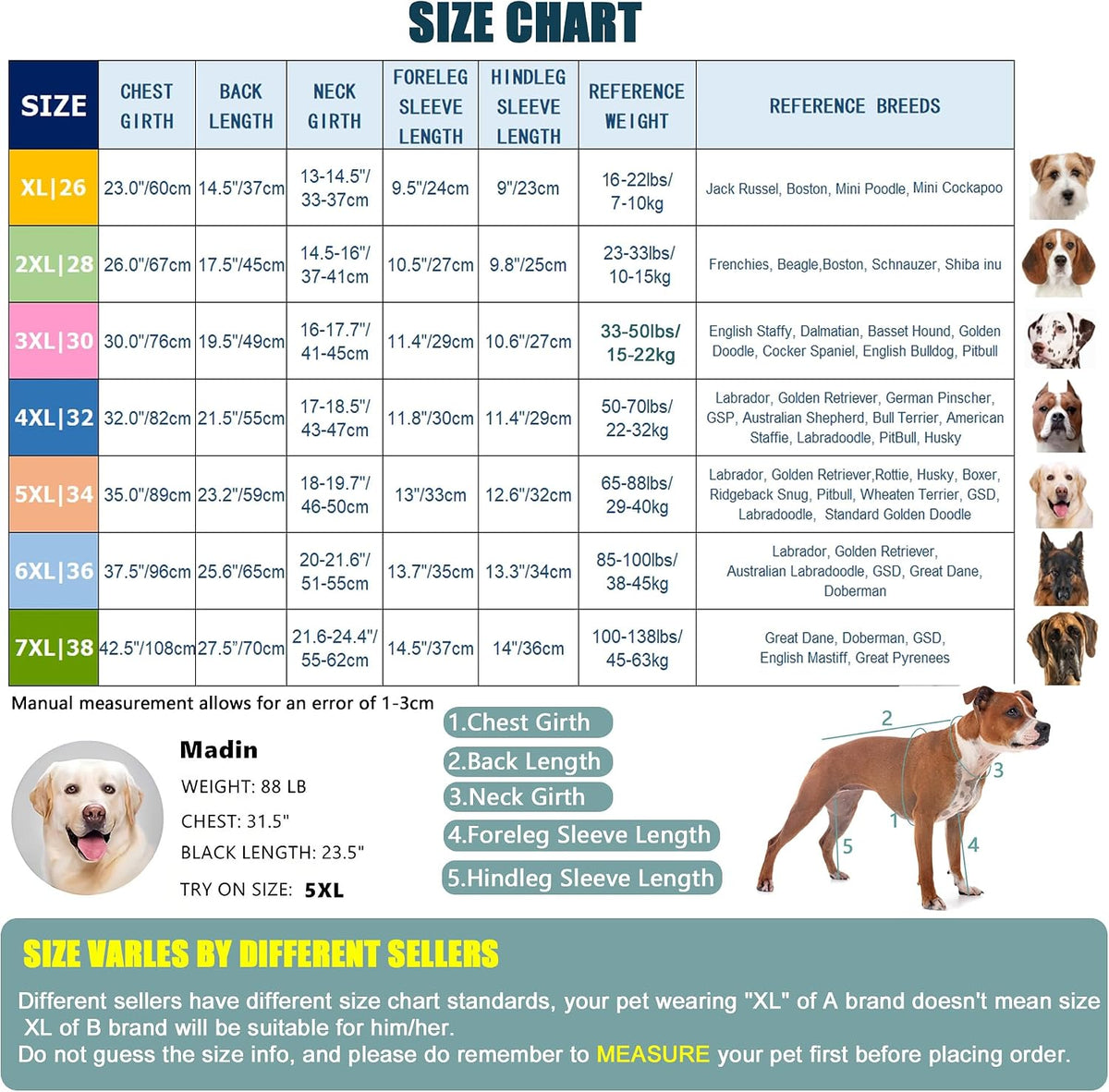 Dog Recovery Suit After Surgery Female Male, Medium Large Dog Neuter Shirt Cone Alternatives Prevent Licking Surgical