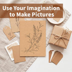 100 Pack 8x10 Chipboard Sheets, Kraft Cardboard for Shipping