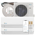 Mini Split AC/Heating System, 2 Zone, 18000 BTU