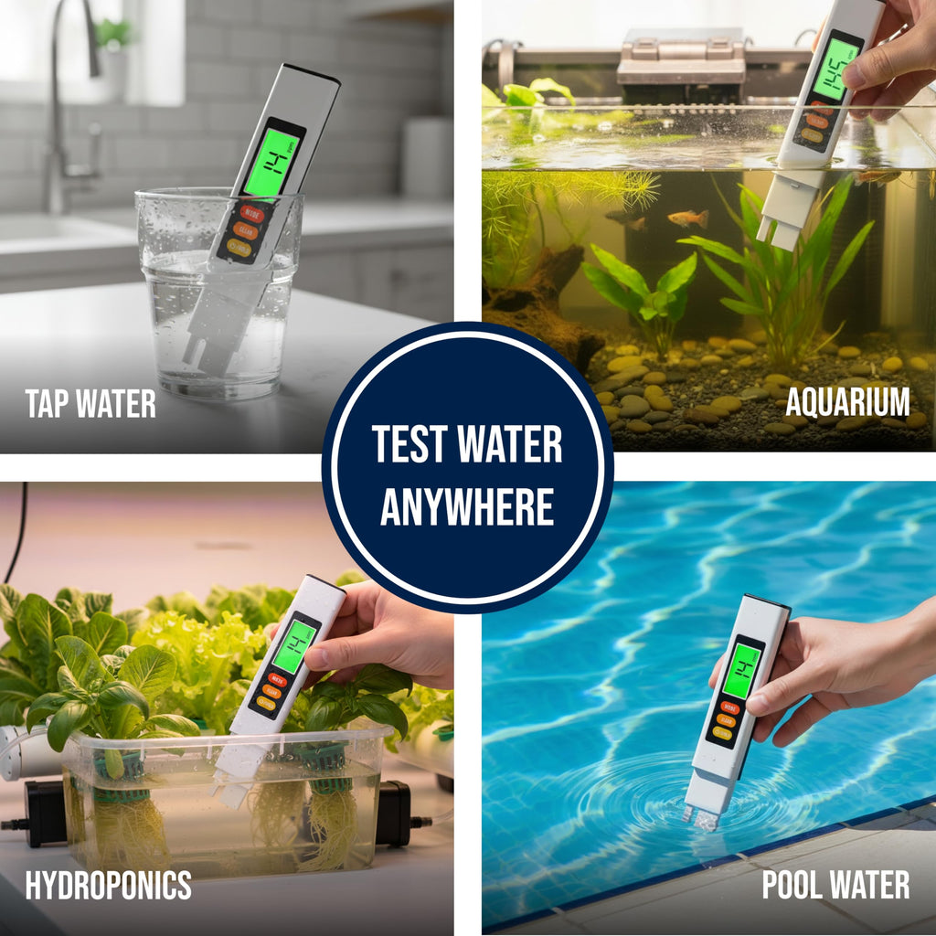 Digital Water Tester for Drinking Water - TDS Meter +/- 3% Readout Accuracy