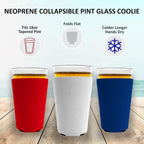 Retro Outdoor Designs Pint Glass Coolie 4 Pack