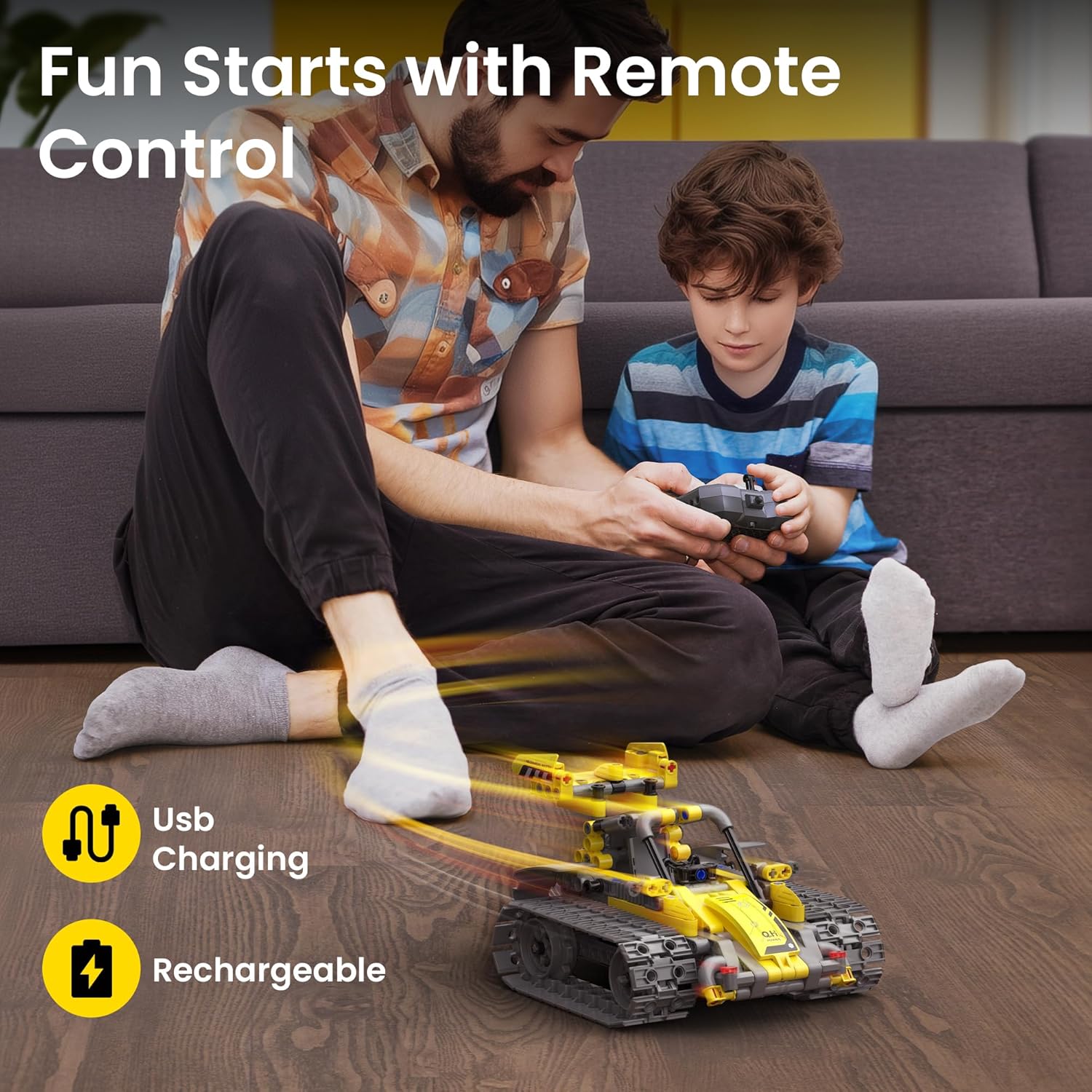 STEM Robot Building Kit with Remote Control Gifts for Boys 8-13 | Coding Robotic Set, Educational Birthday Gifts