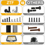 3440pcs Metric Screw Assortment Kit, M2 M3 M4 M5 Machine Screws