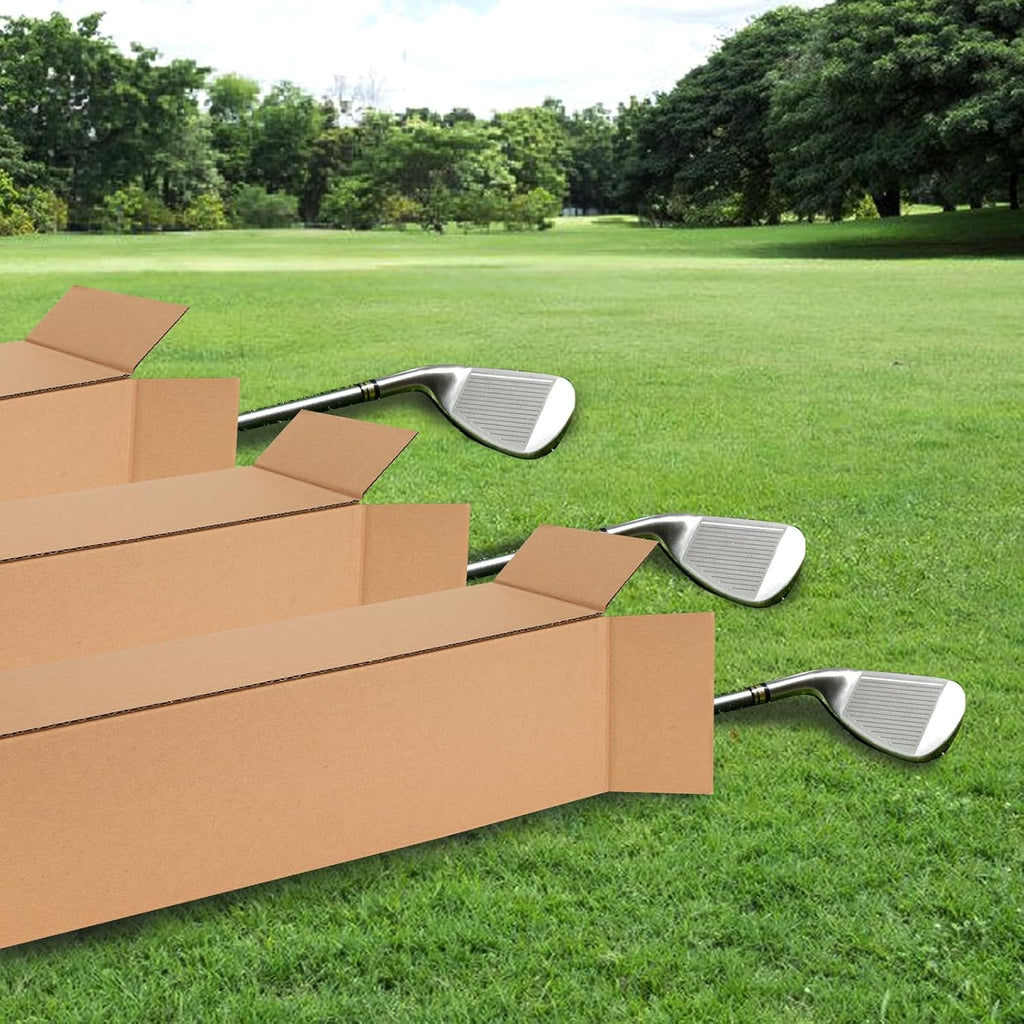 4x4x40 Inch Tall Corrugated Cardboard Boxes, 10 Pack
