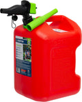 5 Gal Gas Can, Spill Proof SmartControl Spout, Spout Extender, Red | Gasoline Only, EPA/CARB Compliant Fuel Container