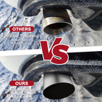 2pcs 2.5"Inlet Weld-On Exhaust Tip, 4" Outlet 9" Length
