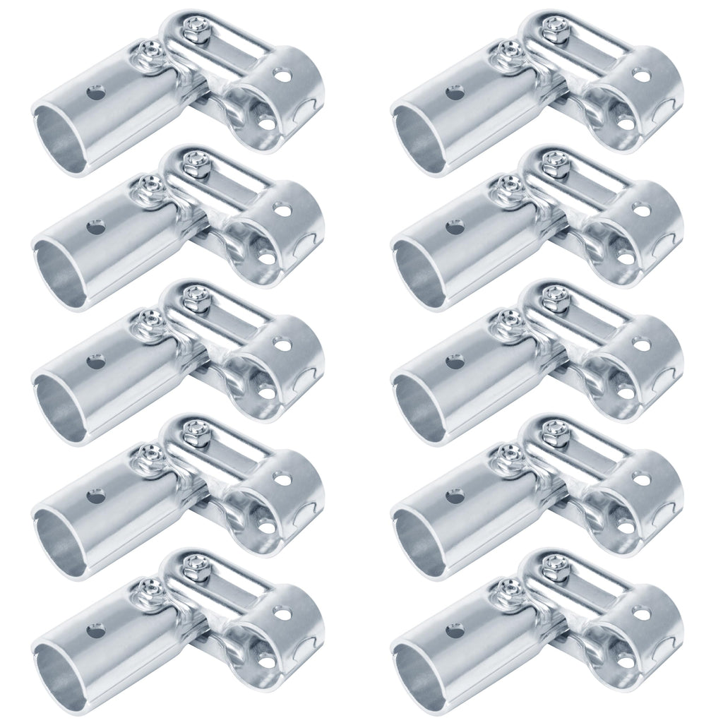 Fanmao 10 Sets Adjustable Angle Pipe Clamp Connector, Fits 3/4" EMT Conduit