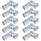 Fanmao 10 Sets Adjustable Angle Pipe Clamp Connector, Fits 3/4" EMT Conduit