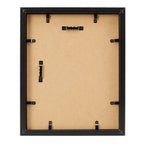 8" x 10" Rectangular Shadow Box Wood Frame for Photos, Art, and Memorabilia, Black, Tabletop Display
