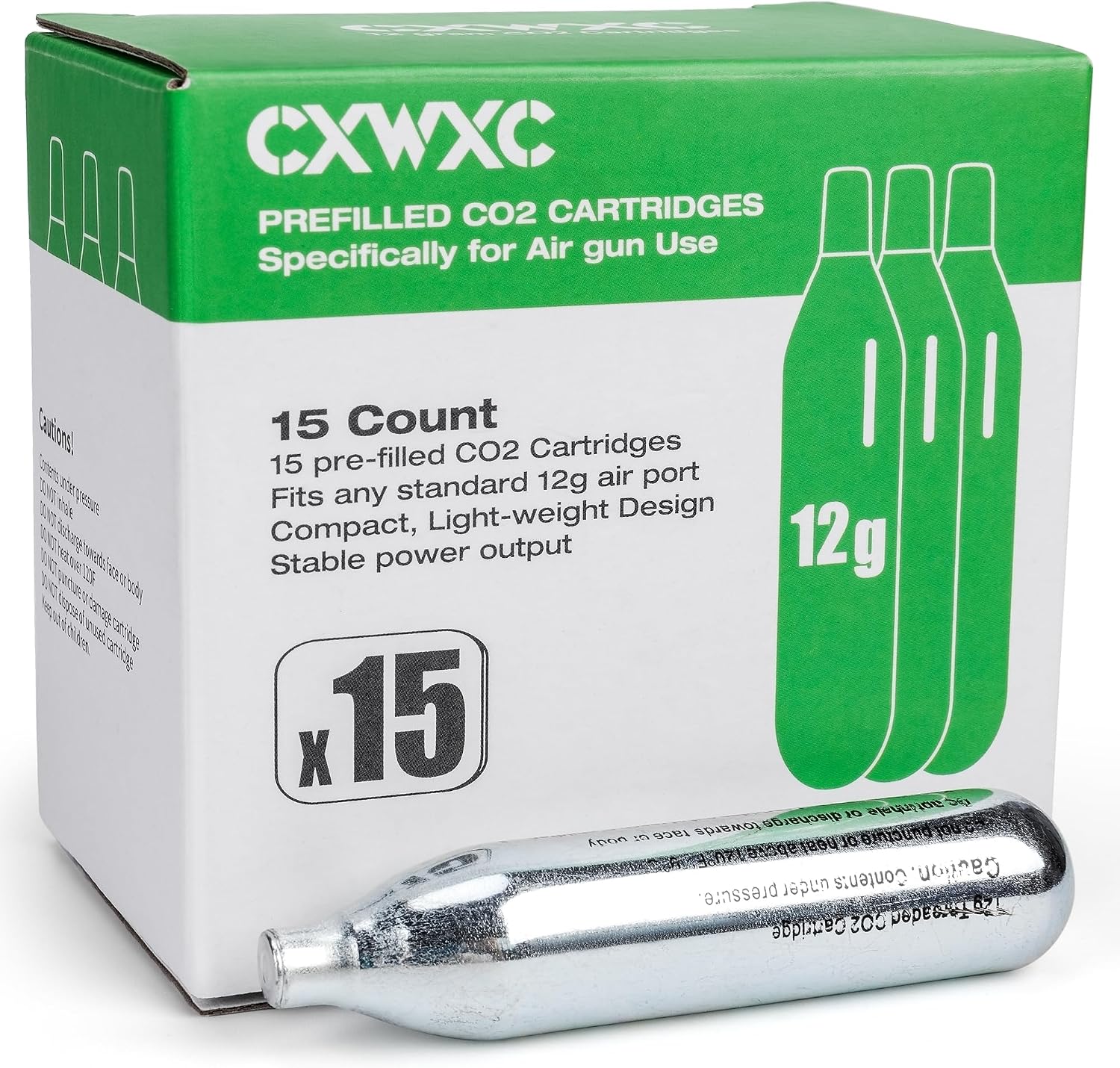 8 Gram/ 12 Gram/ 88 Gram CO2 Cartridges for Paintball | CO2 Cylinder CO2 Cartridges for Airsoft, Air Gun, Pepper Gun