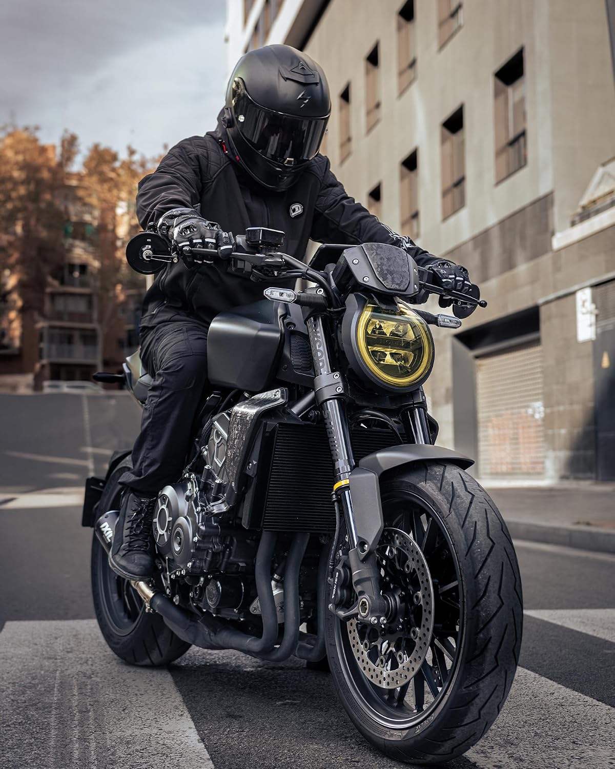 Motorcycle Jacket for Men, CE Certified 3-in-1 Riding Hoodie | CE Level 2 Armor, EVA Back Protector, Removable Liner