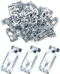 Teardrop Pallet Rack Safety Clip, 100 Pcs Universal Pallet Racking Beam Safety Clips Connector Cross Beam Locker