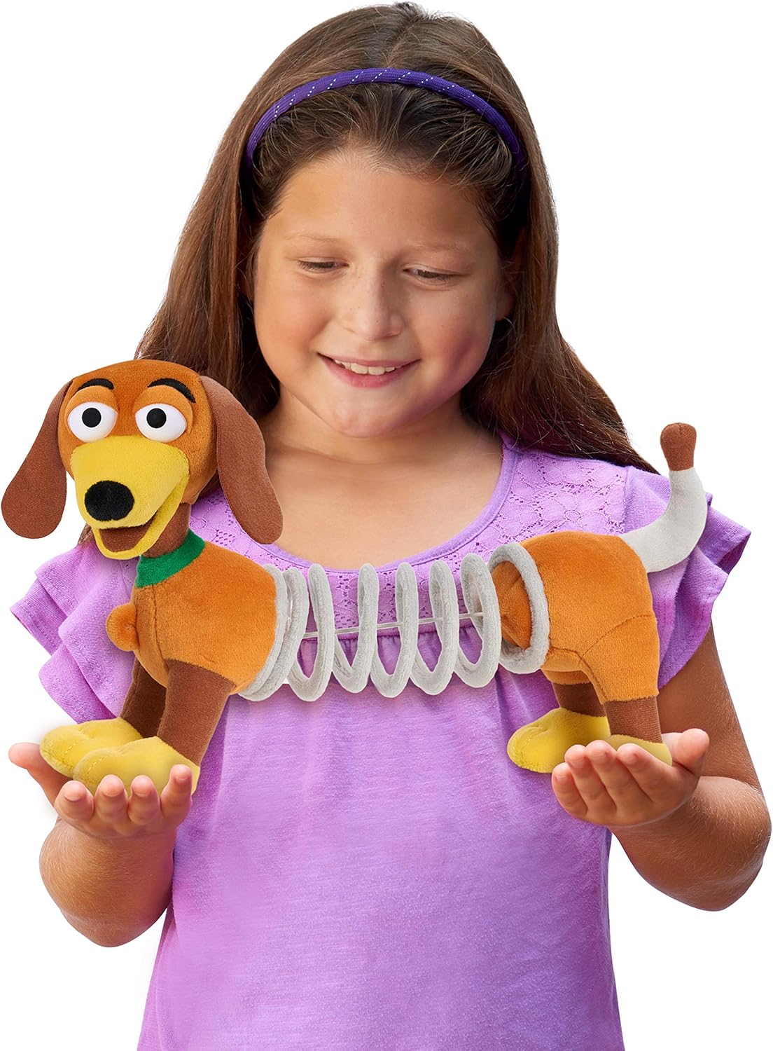 Disney and Pixar Toy Story 16,5 cm Slinky Dog Plush Stuffed Animal, Kids Toys for Ages 18 Month by Just Play