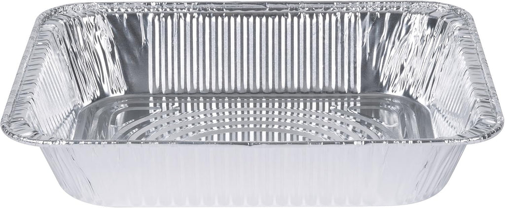 9x13 Inch Aluminum Foil Pans [30 Count] Half Size Deep