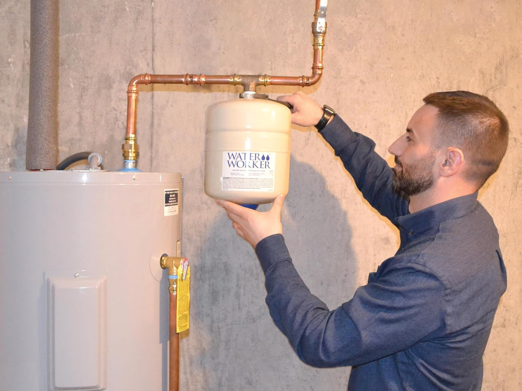 G-5W and G-12W Thermal Expansion Tanks – Pre-Charged, Steel, Vertical Water Heater Expansion Tank – NSF Certified
