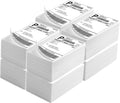 Fanfold 4" x 6" Direct Thermal Labels 4000 Thermal Printer Paper 8 Stacks Shipping Labels