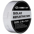 Solas Reflective Tape Silver Marine Safety Warning Tape(2in x 75ft)