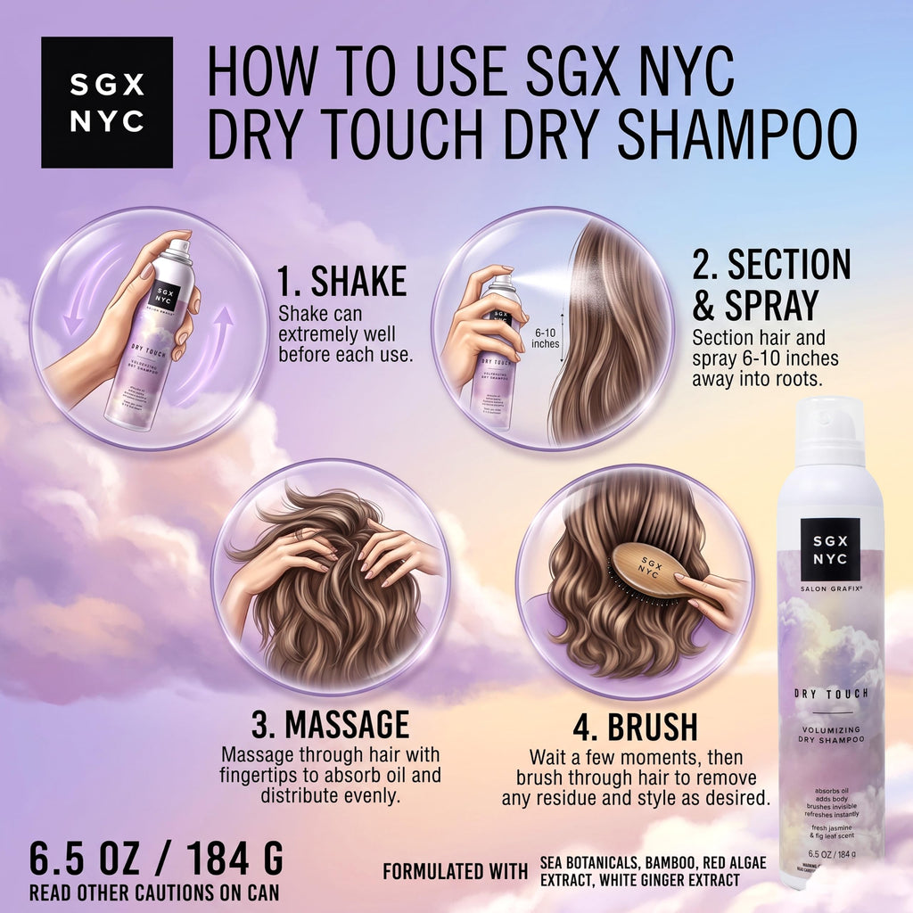 Dry Touch Volumizing Dry Shampoo 6.5 oz (Pack of 2)