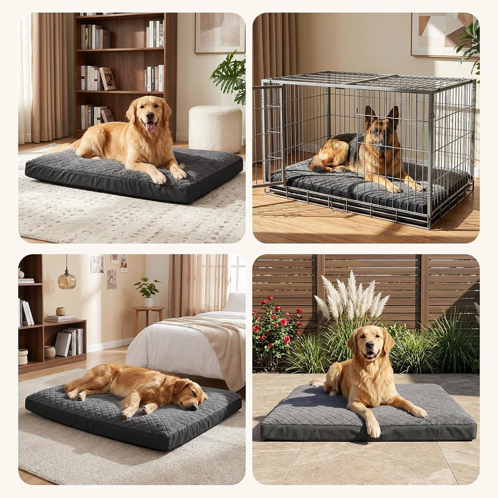 Indestructible Chew Proof Dog Beds for Large Sized Dogs, Durable Extra Large Dog Ded for Aggressive
