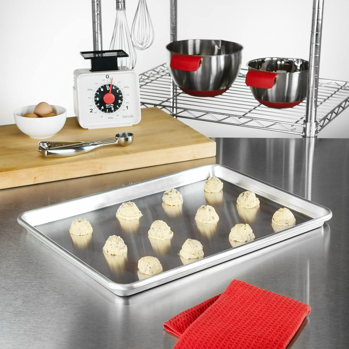 SP-HALF2PK Half Sheet Pan, 18 x 13 x 1 inch, 2-Pack