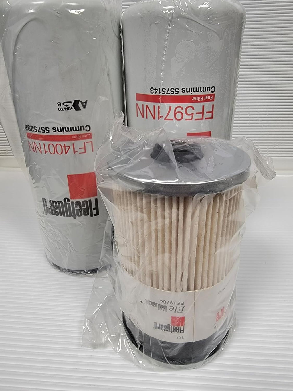 Fleetguard Cummins Engine Filter Kit. LF14001NN FF5971NN FS19764, X15,X12