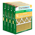 20x25x5 Air Filter MERV 11 Pet & Allergy Defense (4-Pack)