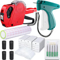 1121 Pieces Clothing Price Tag Gun Machine Retail Price Tag Gun Attacher with Label Standard Barbs Metal Needles for