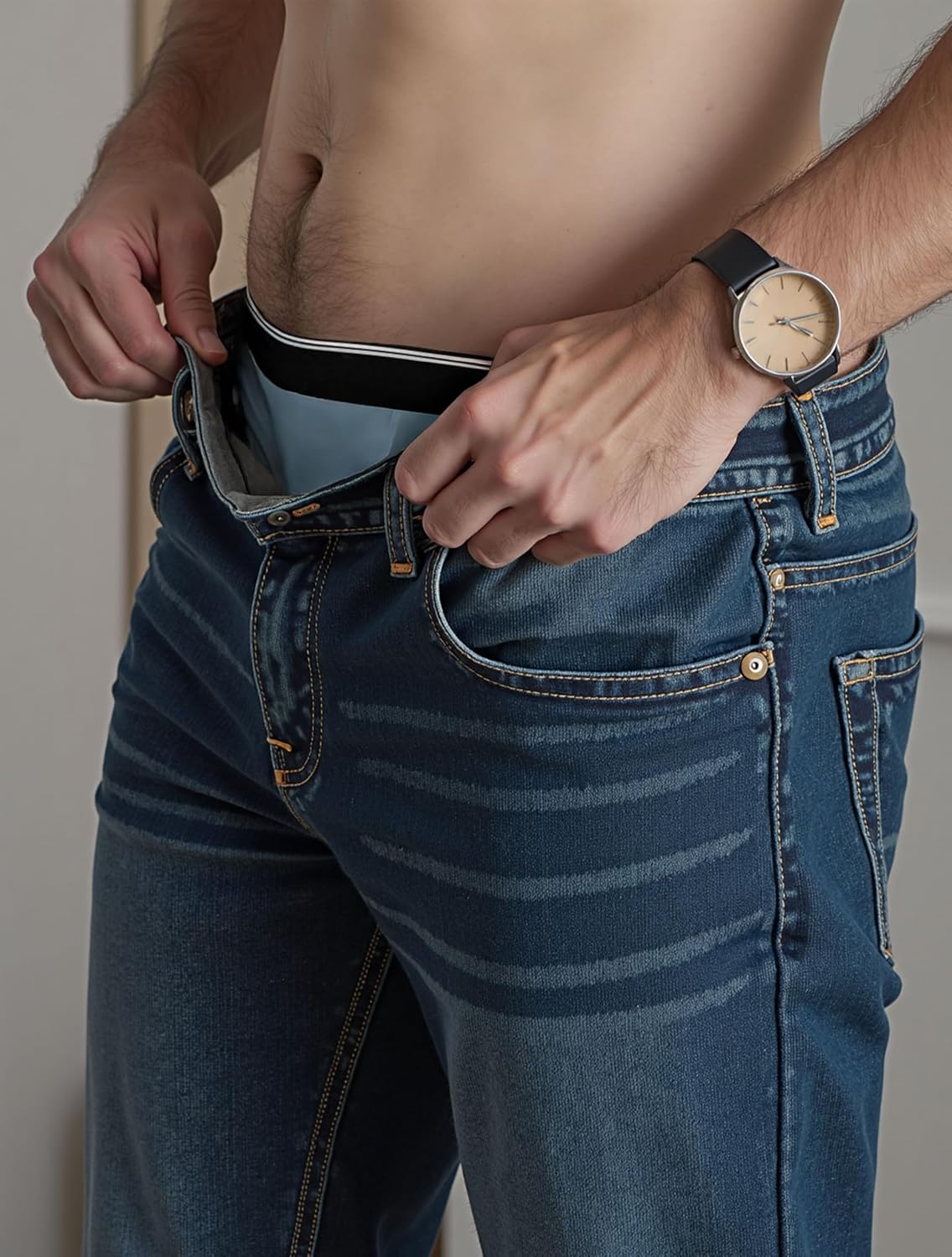 Incontinence Underwear for Men Washable Soft Boxer Briefs 3 Pack