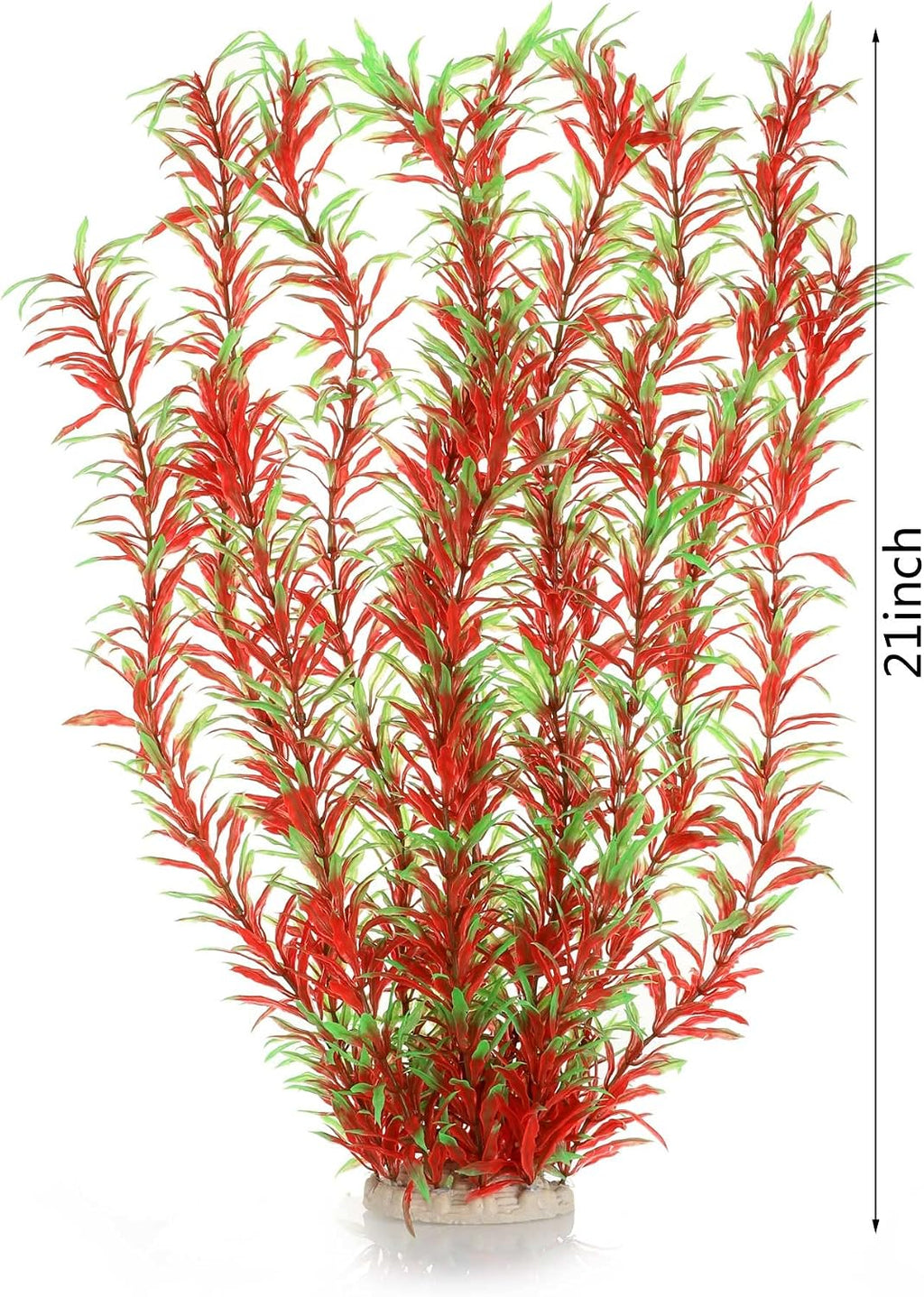 Aquarium Decor Plastic Plants Extra Large 21 Inch Artificial Plants
