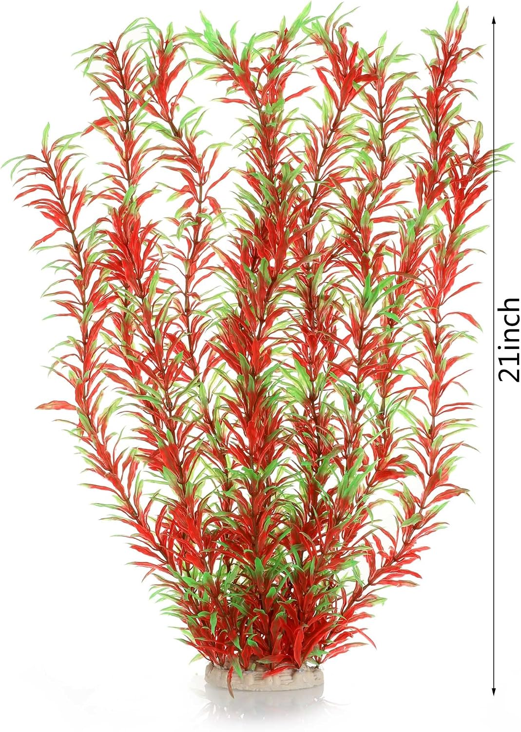 Aquarium Decor Plastic Plants Extra Large 21 Inch Artificial Plants