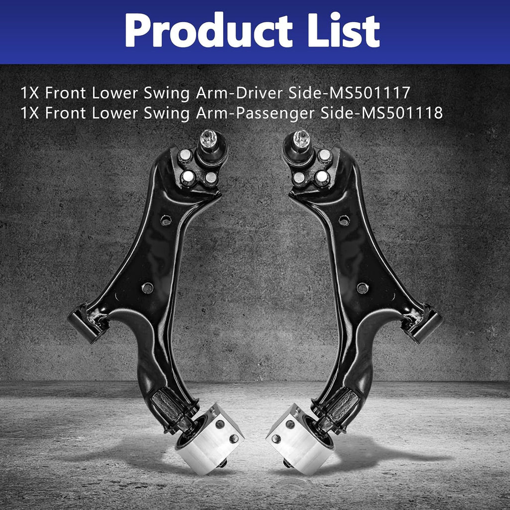 Control Arm, Suspension Kit for 2010-2017 Chevrolet Equinox