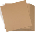 50 Pack Corrugated Cardboard Sheets, 3 mm Flat, 12 x 12 Inch, Brown