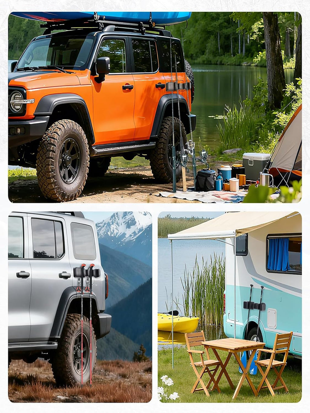 Magnetic Ski & Snowboard Car Holder - Safeguards Equipment, Keeps Skis & Boards Upright, Protects Vehicle Paintwork