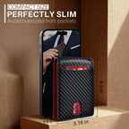 Wallet for Men Slim RFID Blocking Credit Card Holder Leather Wallet