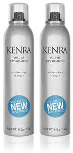 Professional Volume Dry Shampoo | Oil Absorbing Spray | All Hair Types | 5 oz (2-Pack)