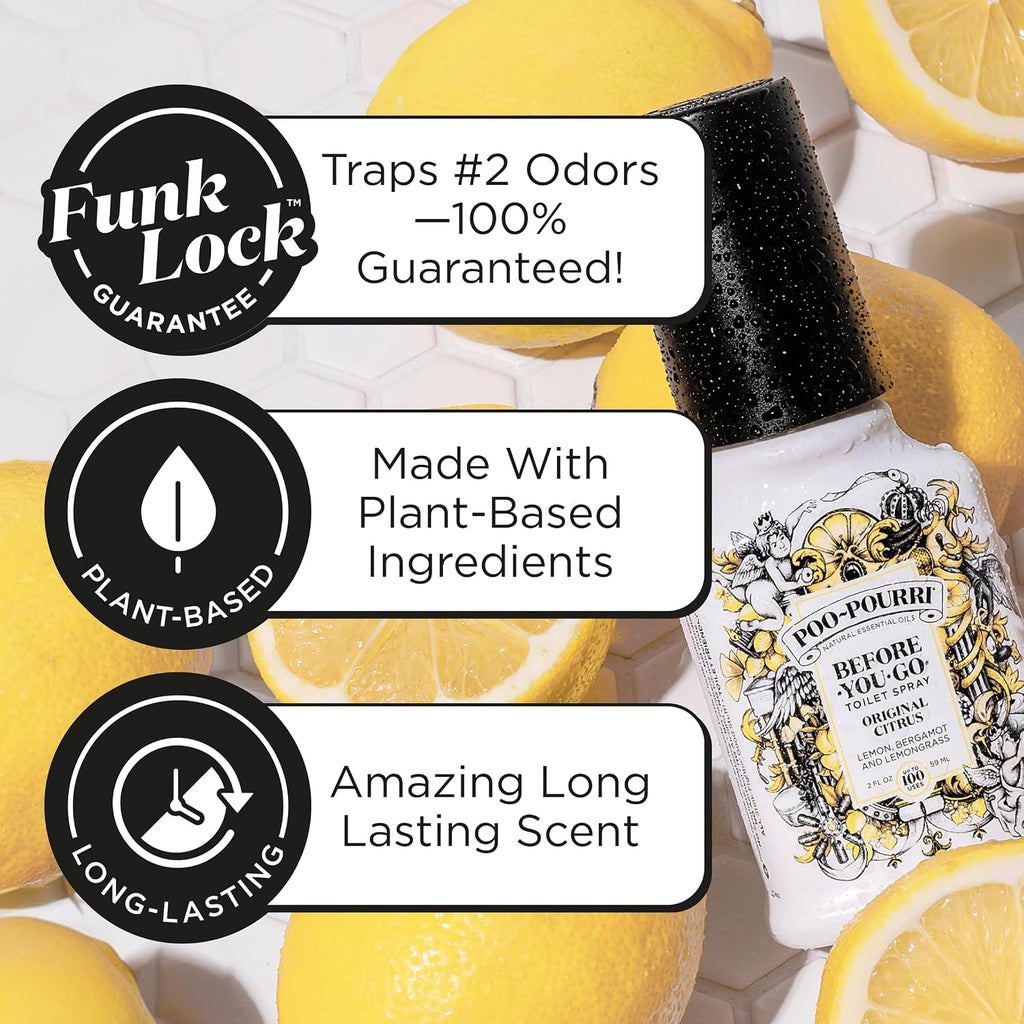 Before-You-Go Toilet Spray, Original Citrus, 2 Fl Oz, 2 Pack