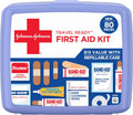 Brand Travel Ready Portable Emergency First Aid Kit, Minor Wound Care, Perfect for Home, Car, Camping, Travel &