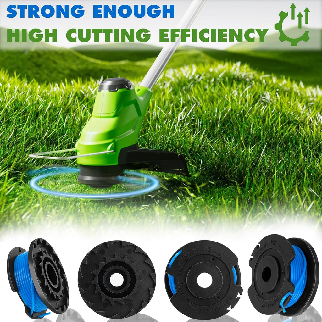 Replacement Spool for Greenworks Weed Eater String, 0.065"-16ft Line for Greenworks Weed Wacker String, Auto-Feed