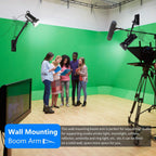 Wall Mounting Boom Arm with Triangle Base for Photography Studio Video Strobe Light Monolight Softbox Umbrella