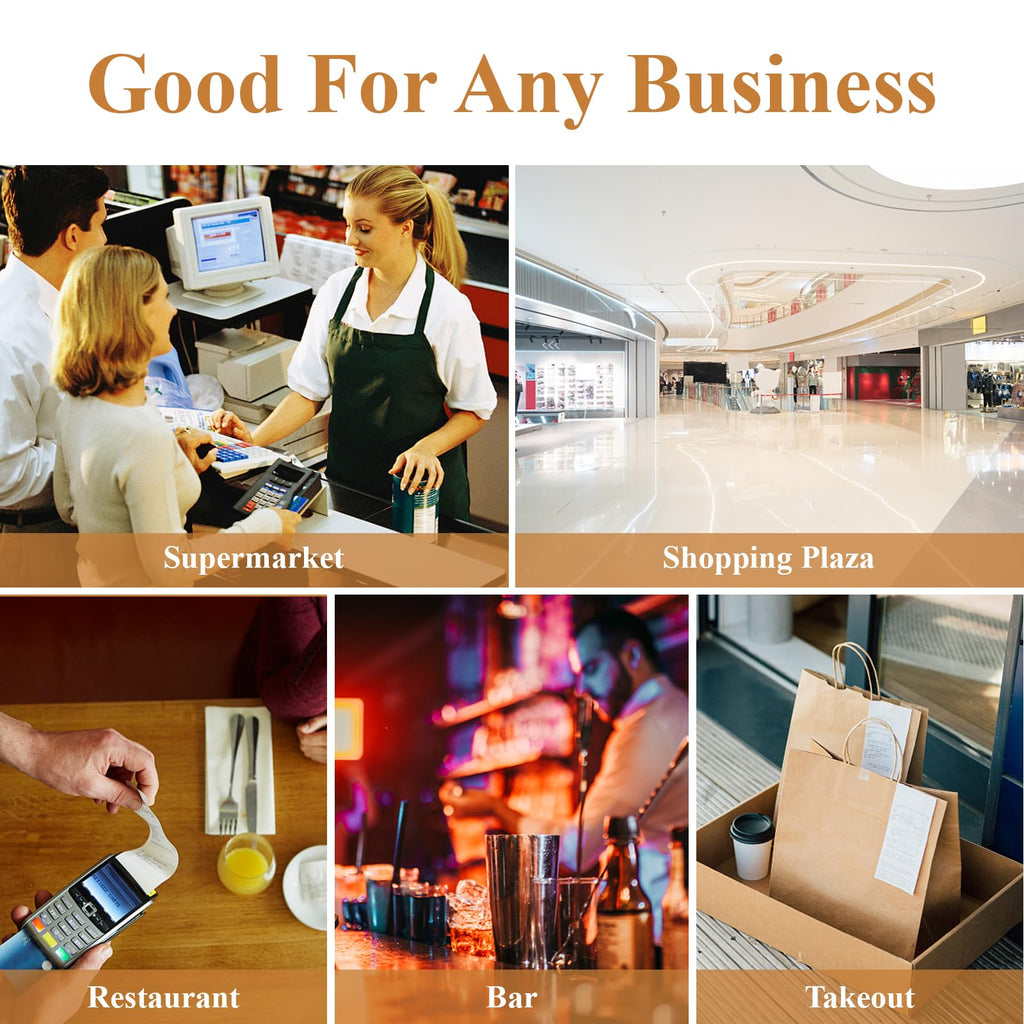 2 1/4" X 50' Thermal Paper Receipt Rolls