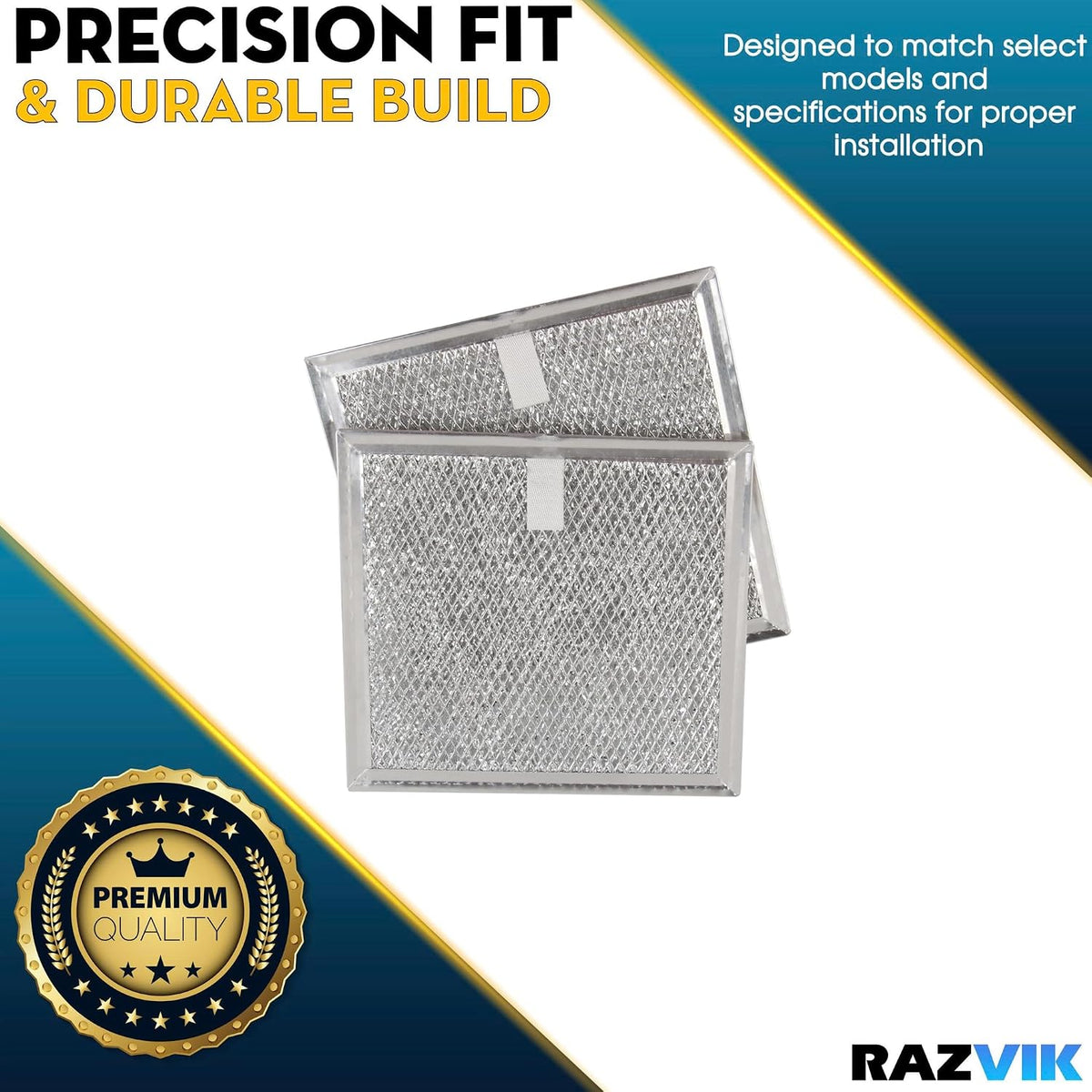 2X Grease Filter Replacement for GE PVM9179SK3SS PVM9179SK4SS PVM9195DF1BB PVM9195DF1CC PVM9195DF1WW PVM9195DF2BB PVM9195DF2CC PVM9195DF2WW PVM9195SF1SS PVM9195SF2SS PVM9195SF3SS Microwave Oven Combo