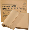 500 Pcs Non-Stick Parchment Paper Baking Sheets 12-3/16"x16-3/8"