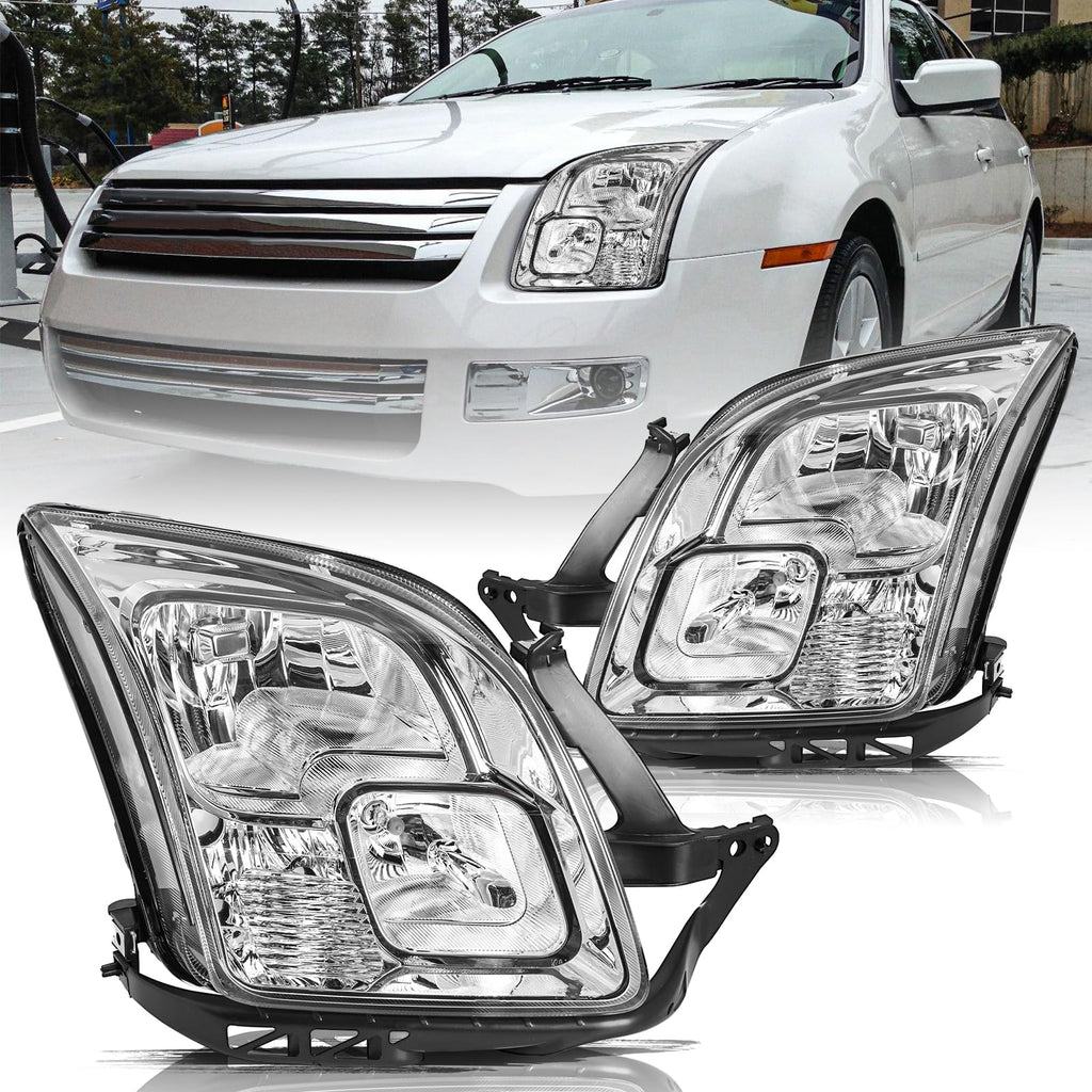 Halogen Headlights Assembly for 2006-2009 Ford Fusion OE Headlamp