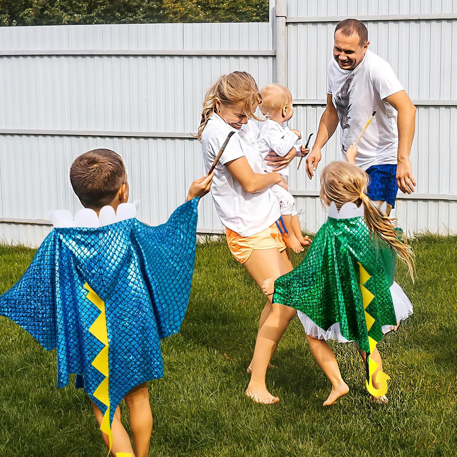 Dragon Wings Costume for Kids, Hooded Dragon Cape Mask Gloves | Toddler Boys Dress-Up Dinosaur Toys for Pretend Play