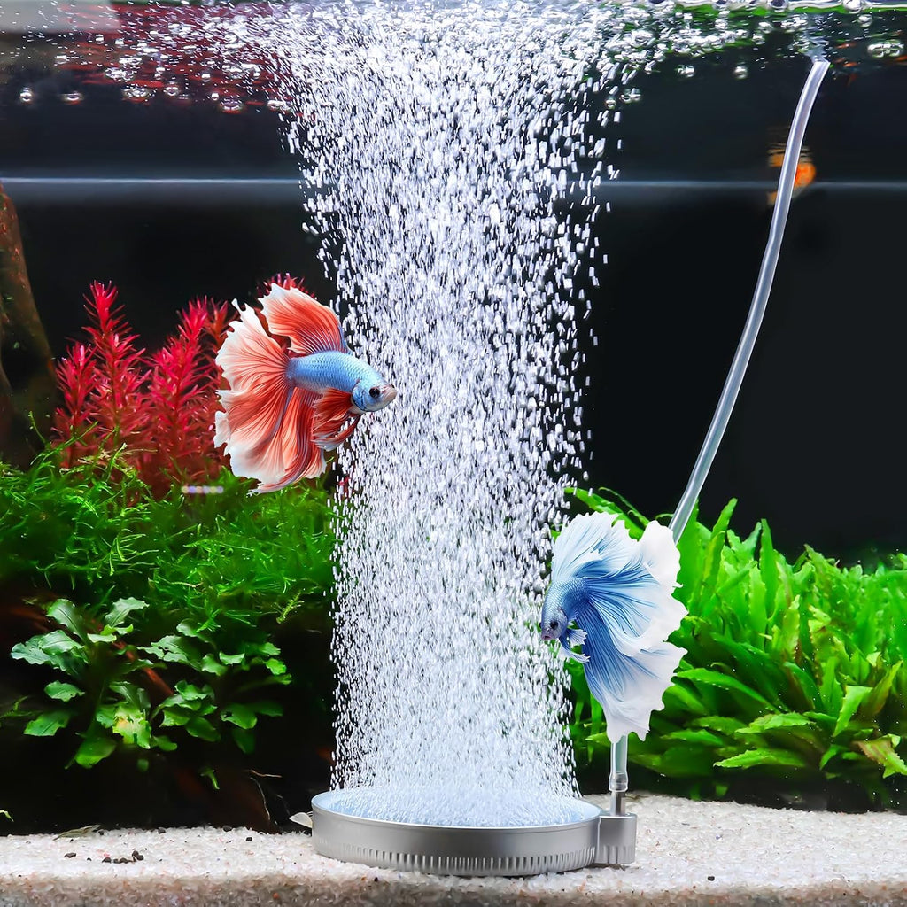 Nano Air Stone for Aquariums, High Dissolved Oxygen Diffuser, 2 Inch
