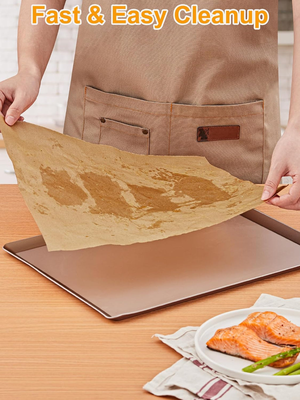 Parchment Paper Roll for Baking, 12 in x 300 ft, 300 sq.ft